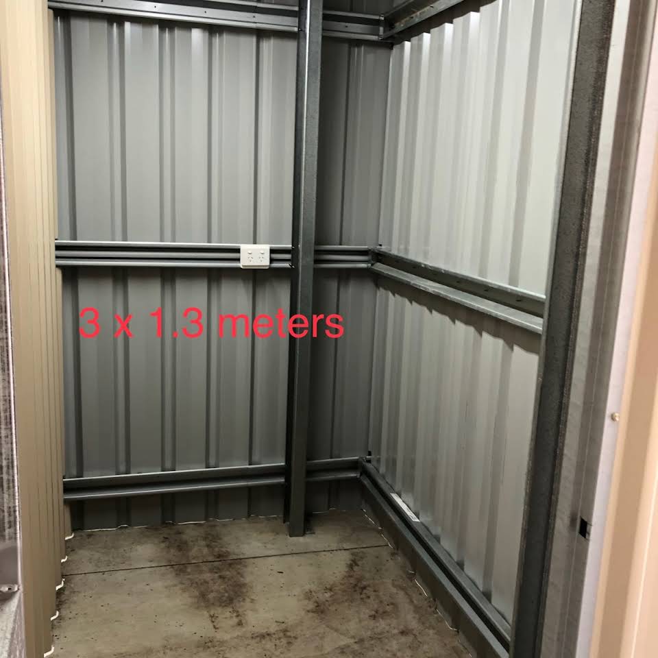Small self storage unit interior at Mount Cotton